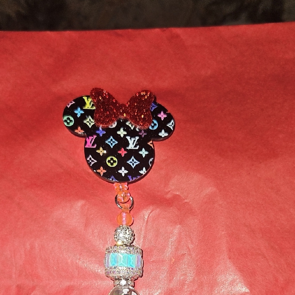 Minnie Mouse Multicolor Keychain
